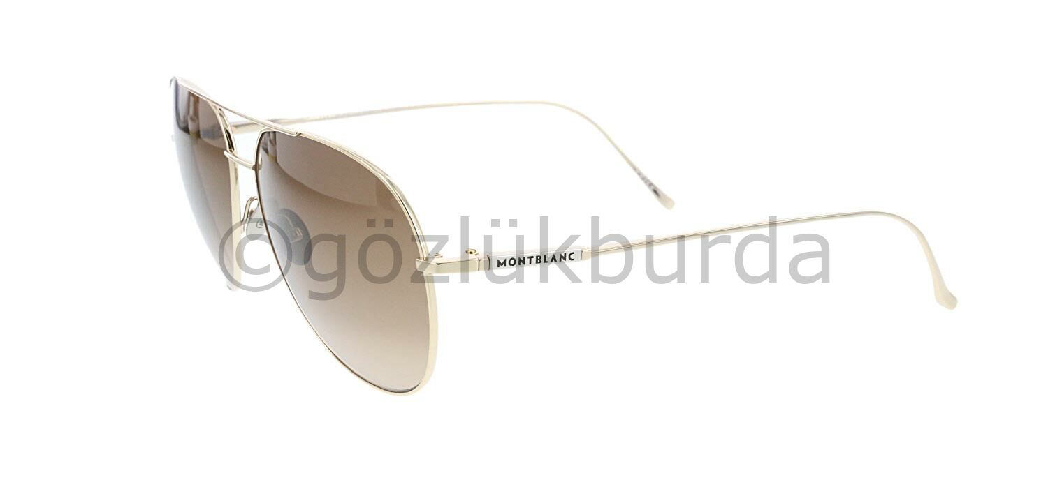 Montblanc MB657 32F Erkek Güneş Gözlüğü